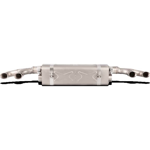 S-PO/TI/6H Slip-On Axle-Back Exhaust System, Titanium, Includes Titanium Exhaust Tips