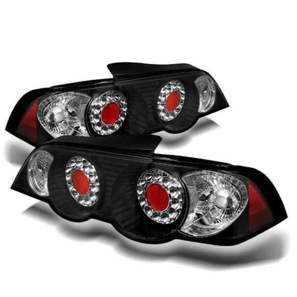 2004 Acura RSX - Driver and Passenger Side LED Tail Light, With bulb(s),  Uses Stock Bulbs, Clear Lens, Black Interior, Coupe, LED Series