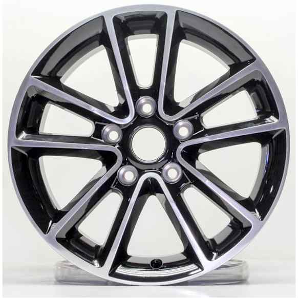 ALY02399U90N Aluminum Polished Wheel, 17 in. X 6.5 in., 5 x 5 in. Bolt Pattern