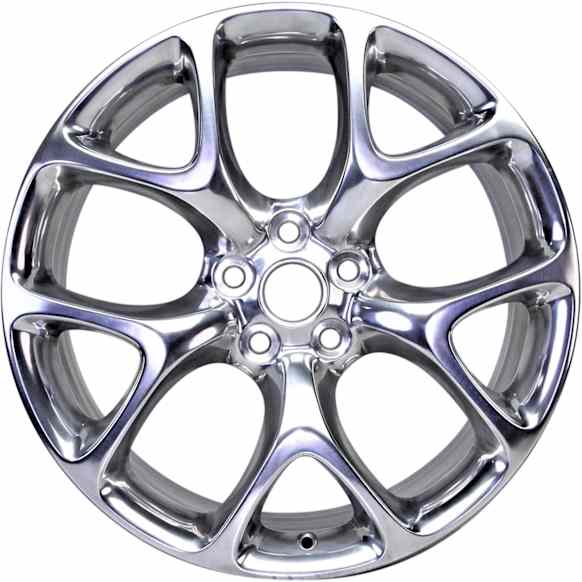 ALY04109U80N Aluminum Polished Wheel, 20 in. X 8.5 in., 5 x 120 mm Bolt Pattern
