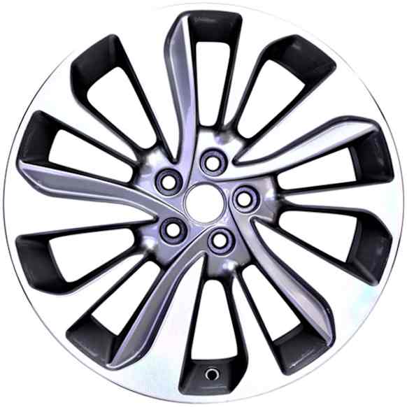 ALY04148U15N Aluminum Gray Wheel, 18 in. X 7 in., 5 x 105 mm Bolt Pattern