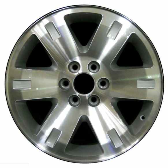 ALY05306U10N Aluminum Silver Wheel, 20 in. X 8.5 in., 6 x 5.5 in. Bolt Pattern