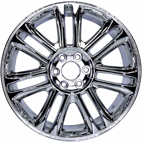 ALY05358U85N Aluminum Chrome Wheel, 22 in. X 9 in., 6 x 5.5 in. Bolt Pattern