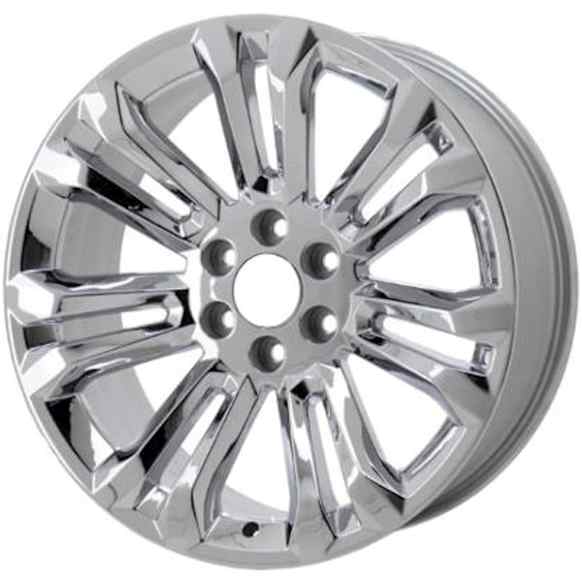 ALY05666U85N Aluminum Chrome Wheel, 22 in. X 9 in., 6 x 5.5 in. Bolt Pattern