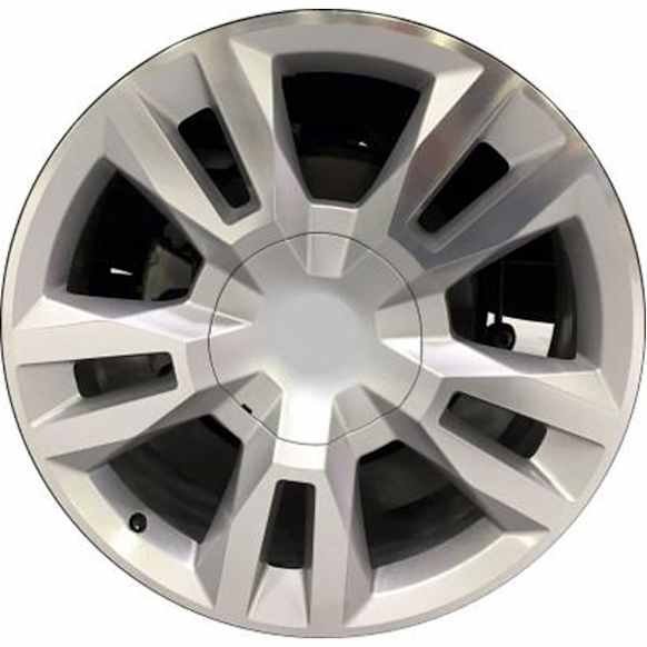 ALY05821U10N Aluminum Silver Wheel, 22 in. X 9 in., 6 x 5.5 in. Bolt Pattern
