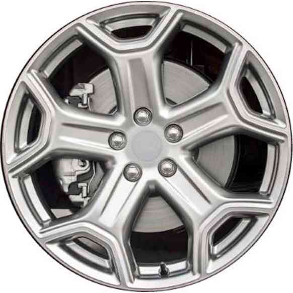 ALY10111U10N Aluminum Silver Wheel, 19 in. X 8 in., 5 x 4.25 in. Bolt Pattern
