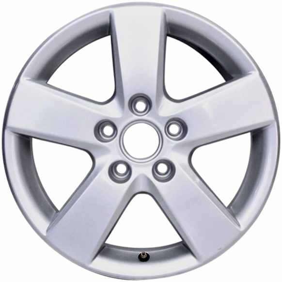 ALY69872U10N Aluminum Silver Wheel, 16 in. X 6.5 in., 5 x 112 mm Bolt Pattern