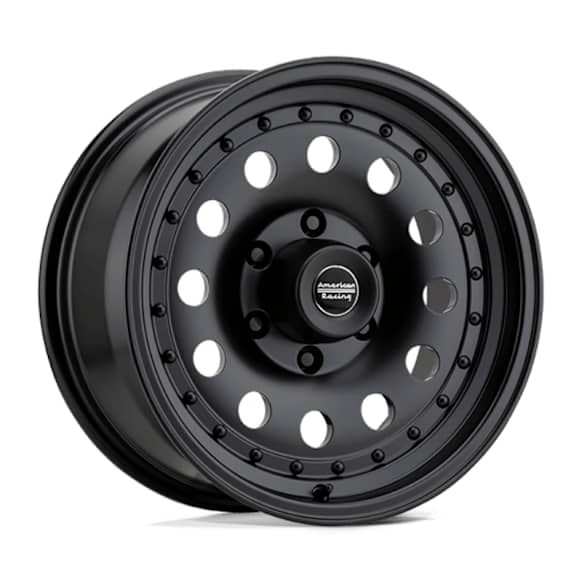 AR625761B Aluminum Black Wheel, 15 in. X 7 in., 5 x 4.75 Bolt Pattern