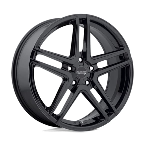 AR90767056340 Aluminum Black Wheel, 16 in. X 7 in., 5 x 4.5 in. Bolt Pattern