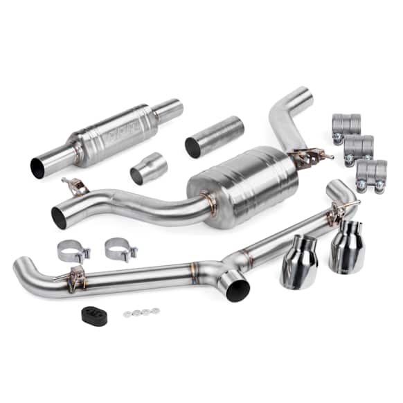 CBK0039 GTI TCR, Cat-back Kit WITH Resonator, Made of Stainless Steel