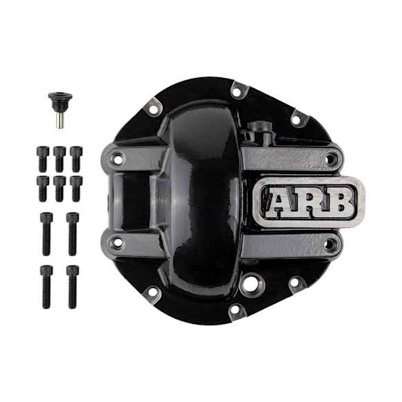 2003 Jeep Wrangler - Front or Rear Differential Cover, 2.4L 4Cyl, TJ Body, Black, Cast Iron