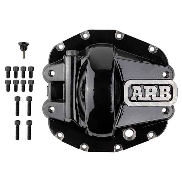 2018 Jeep Wrangler - Front Differential Cover, 3.6L 6Cyl, Black, Cast Iron