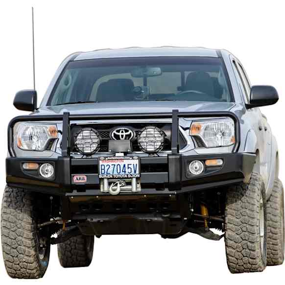 3423140 Front Bumper, Powdercoated Black