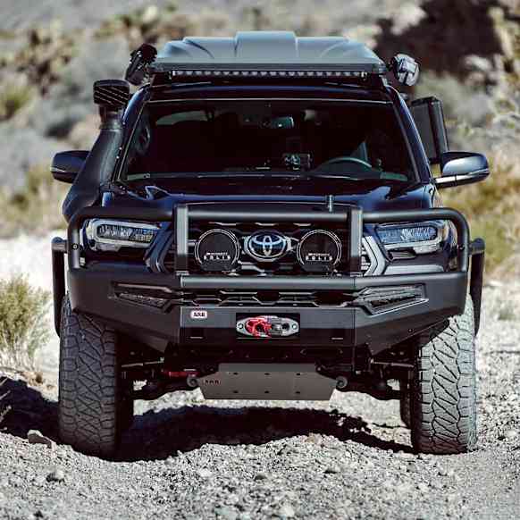 3423200K Front Bumper Black