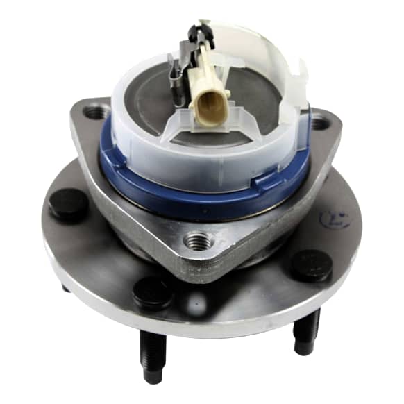 Front, Driver or Passenger Side Wheel Hub, With Bearing, With Sensor, 5 x 4.75 in. Bolt Pattern, RWD