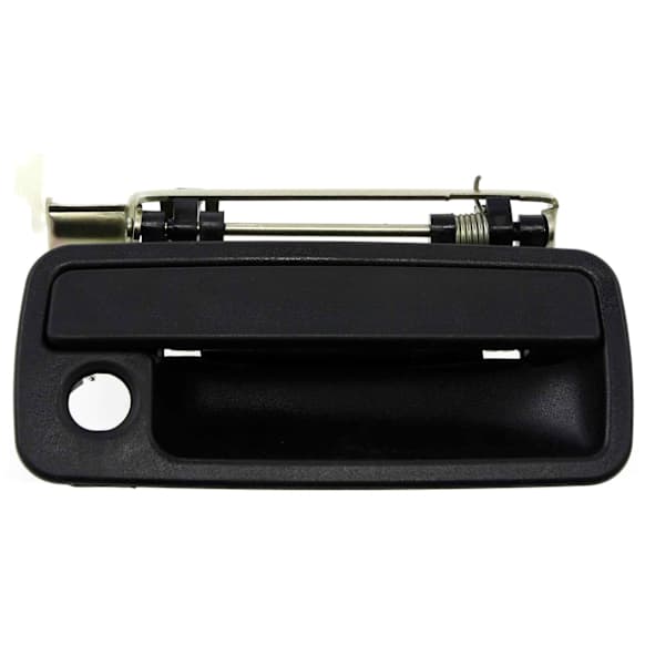 Front, Passenger Side Textured Black Exterior Door Handle, With Key Hole