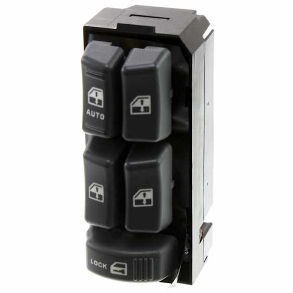 1995-2004 Chevrolet S10 - Front, Driver Side Window Switch, Gray, 5-Button