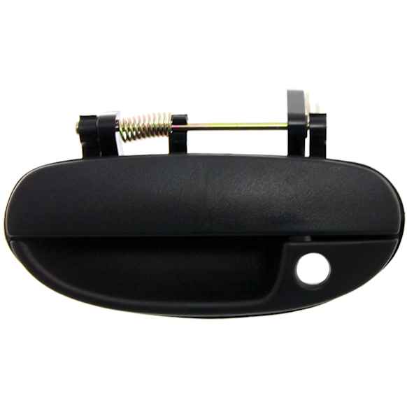 Front, Driver Side Textured Black Exterior Door Handle, With Key Hole