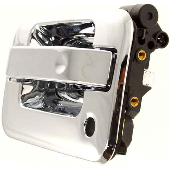2013 Ford F-150 - Front, Driver Side Chrome Exterior Door Handle, With Key Hole, 2-Door, Standard Cab Pickup