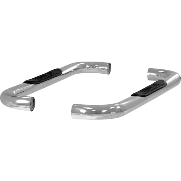 1989 Chevrolet K1500 - 3in Side Bars Series, Nerf Bars, Polished, Covers Cab Length, Set of 2