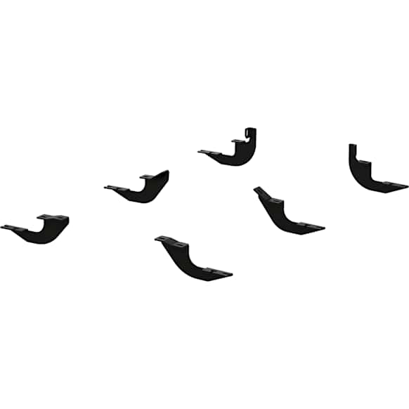 2019 Acura MDX - Running Board Mounting Kit - Powdercoated Black, Steel, Direct Fit, Kit