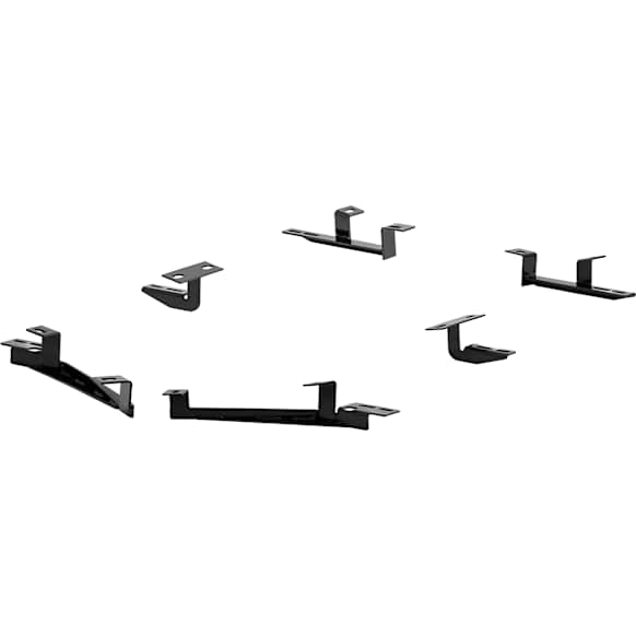 2012 Toyota Highlander - Running Board Mounting Kit - Powdercoated Black, Steel, Direct Fit, Kit