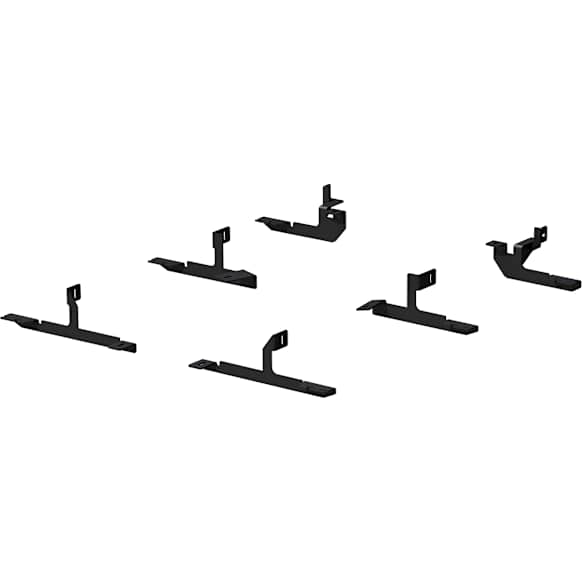 2018 GMC Terrain - Running Board Mounting Kit - Powdercoated Black, Steel, Direct Fit, Kit