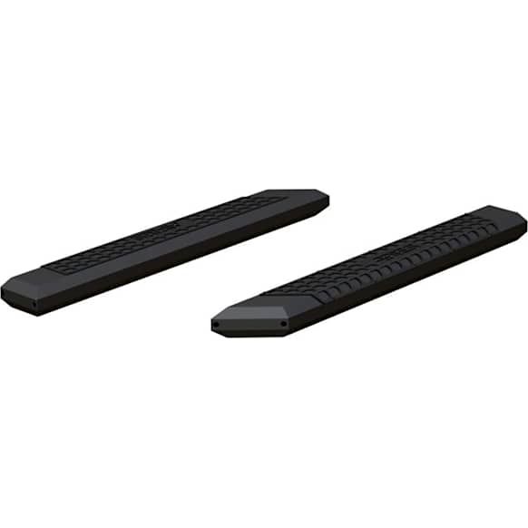 2055985 Running Boards, Powdercoated Black, Aluminum, Crew Cab Pickup/Extended Cab Pickup, 5.5 in., 85 in. Length, AdvantEDGE Series