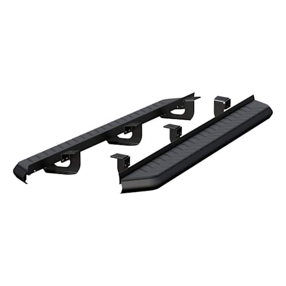 2061040 Running Boards, Carbide Black Powder Coat, Stainless Steel, Sport Utility, 5 in. x 73 in., AeroTread Series
