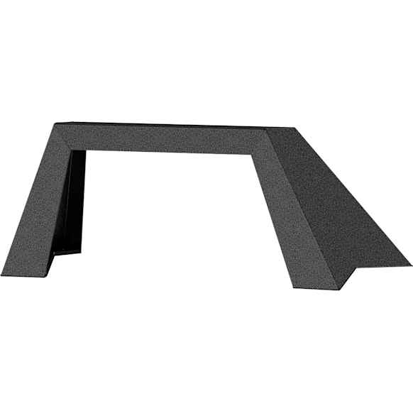 2081252 Brush Guard - Powdercoated Textured Black, Carbon Steel, Direct Fit, Sold Individually