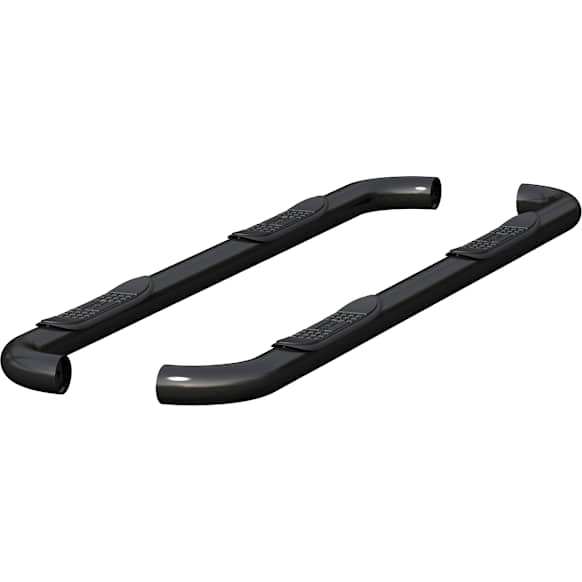 2009 Dodge Ram 1500 TRX - 3in Side Bars Series, Nerf Bars, Gloss Black, Covers Cab Length, Set of 2
