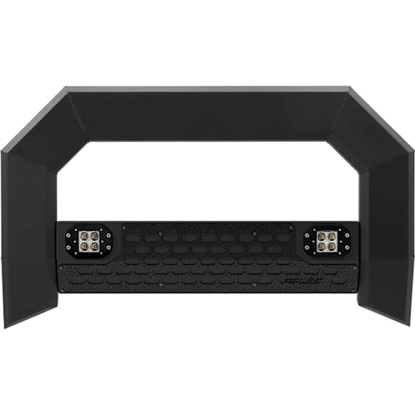 2012 Ford F-150 - AdvantEDGE Series LED Bull Bar, Powdercoated Black with 2in. LED Fog Lights