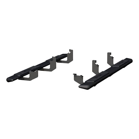 2019 Ford Ranger - AscentStep Series, Running Boards, Carbide Black Powder Coat, Non-Powered, Carbon Steel, Set of 2