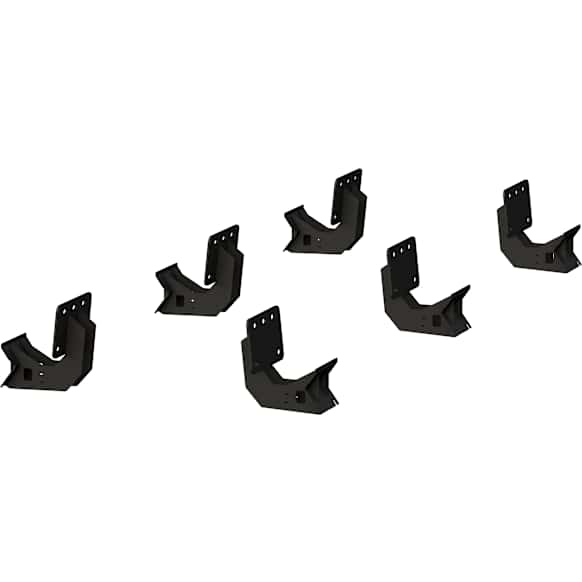 3025117 Running Board Mounting Kit - Black, Steel, Direct Fit, Kit