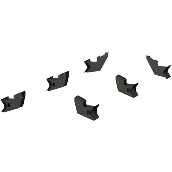 3025151 Running Board Mounting Kit - Powdercoated Black, Steel, Direct Fit, Kit