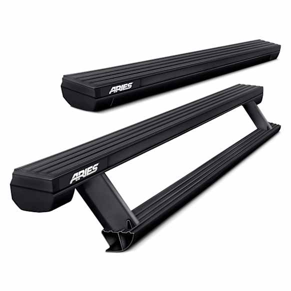 3034470 Running Boards, Carbide Black Powder Coat, Aluminum, Mounting Hardware and Wiring Harness Included, Sport Utility, 48.75 in., ActionTrac Series