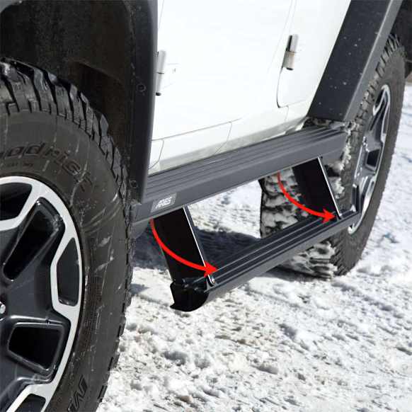 3048103 Running Boards, Carbide Black Powder Coat, Aluminum, Sport Utility, 69.6 in.