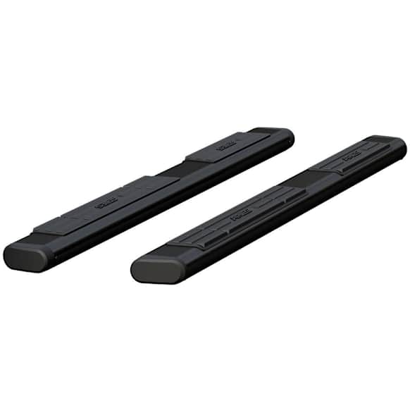 B2875 6in Side Bars Series Nerf Bars Black, Covers Cab Length - Set of 2