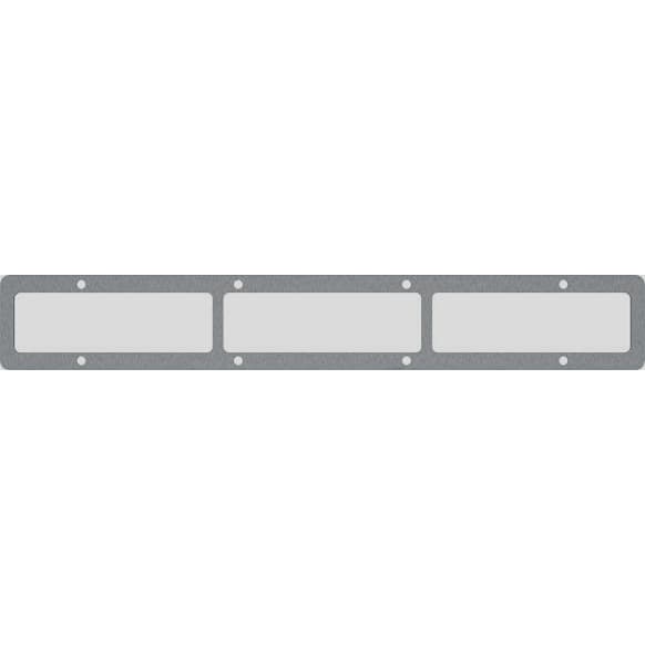 PJ20OS LED Light Bar Cover - Powdercoated Textured Black, Steel, Direct Fit