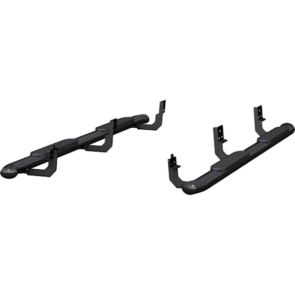 S225040 Oval Tubes Series Nerf Bars Black, Covers Cab Length - Set of 2