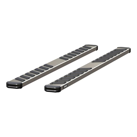S2985 Running Boards, Black Non-Powered Stainless Steel Set of 2