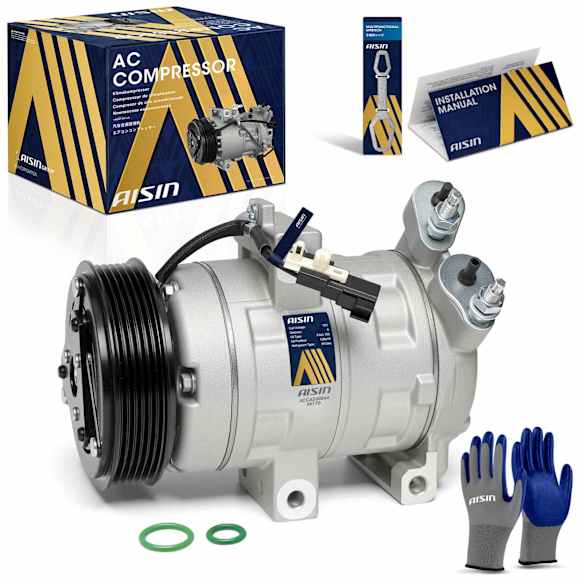 2010 Ford Escape - A/C Compressor, DOHC, GAS, 4-Door, Sport Utility, With DKS17DS Compressor and Clutch, With Clutch, 2.5L 4Cyl