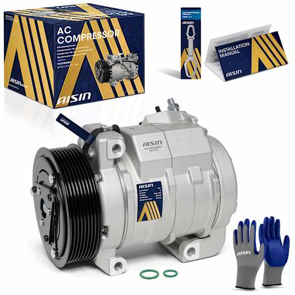 2015 Ram 3500 - A/C Compressor, OHV, DIESEL, 2-Door, Standard Cab Pickup, With 10S17C Compressor and Clutch, With 8-Groove Pulley, With Clutch, 6.7L 6Cyl