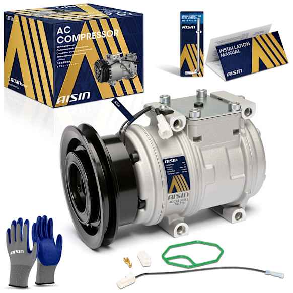 1993 Toyota 4Runner - A/C Compressor, engdesig: 3VZ-E, engvin: V, SOHC, GAS, 4-Door, Sport Utility, With Clutch, 3.0L 6Cyl