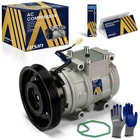 1995 Mitsubishi Eclipse - A/C Compressor, DOHC, GAS, 2-Door, Hatchback, With Clutch, 2.0L 4Cyl