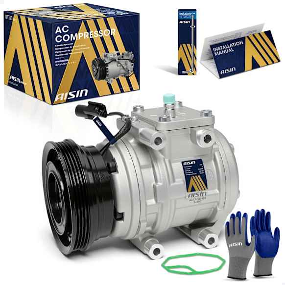 2007 Hyundai Tucson - A/C Compressor, DOHC, GAS, 4-Door, Sport Utility, With Clutch, 2.0L 4Cyl