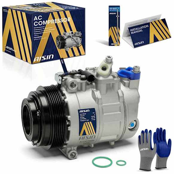 2002 Freightliner Sprinter 3500 - A/C Compressor, DOHC, DIESEL, 3-Door, Standard Cargo Van, With 7SB16C Compressor and Clutch, With 6-Groove Pulley, With Clutch, 2.7L 5Cyl