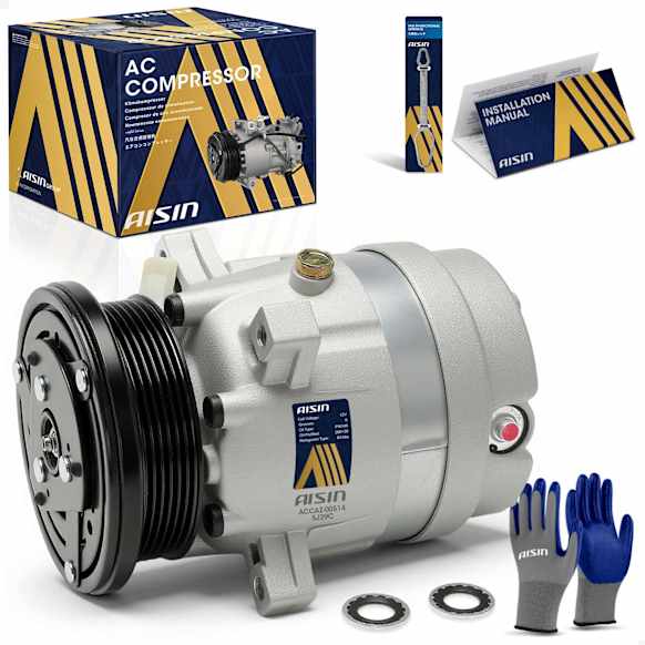 1995 Chevrolet Monte Carlo - A/C Compressor, OHV, GAS, 2-Door, Coupe, With Clutch, 3.1L 6Cyl