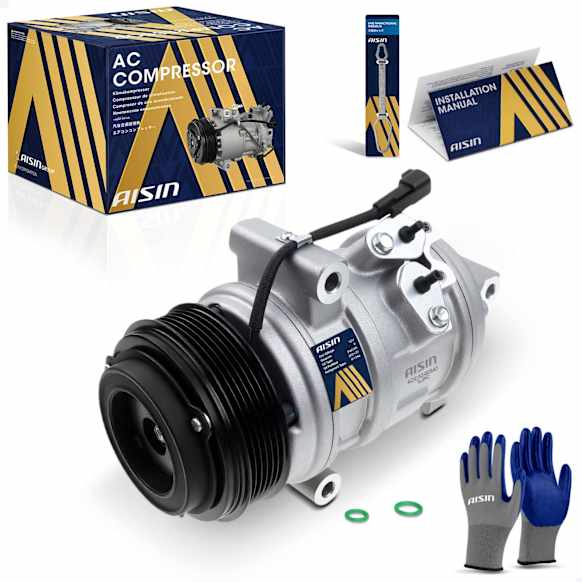 2009 Ford Edge - A/C Compressor, DOHC, GAS, 4-Door, Sport Utility, With Clutch, 3.5L 6Cyl