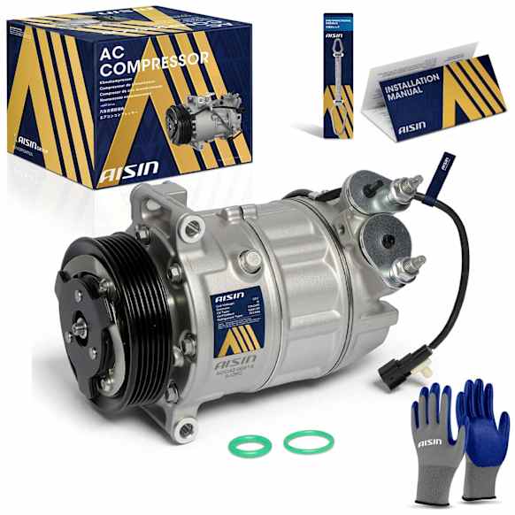 2013 Jaguar XK - A/C Compressor, DOHC, GAS, 2-Door, Coupe, With Clutch, 5.0L 8Cyl